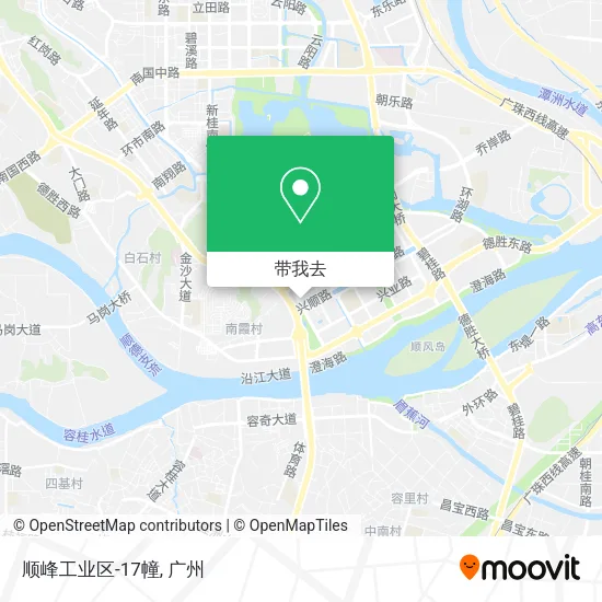 顺峰工业区-17幢地图