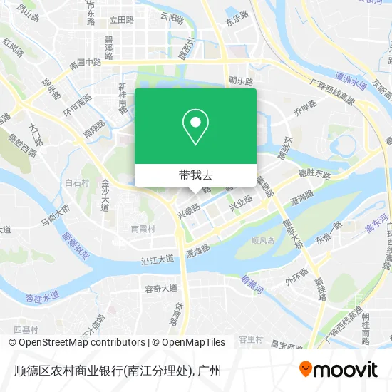 顺德区农村商业银行(南江分理处)地图