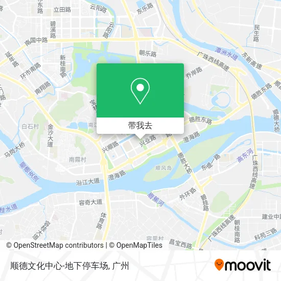 顺德文化中心-地下停车场地图