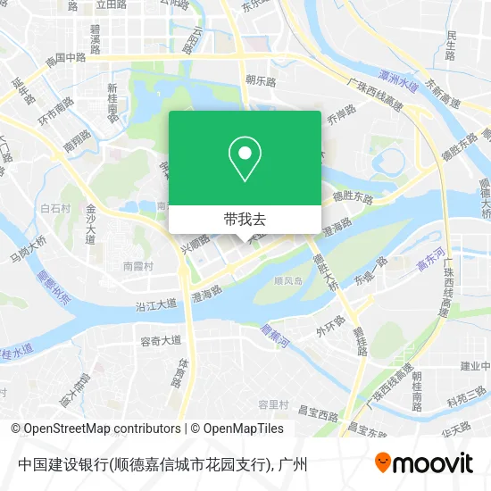 中国建设银行(顺德嘉信城市花园支行)地图