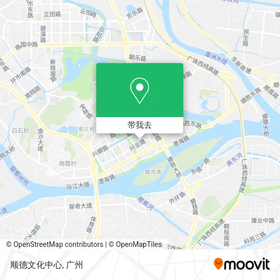 顺德文化中心地图