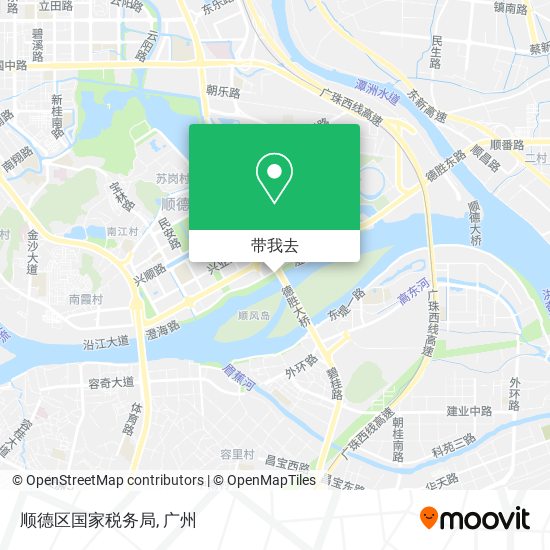 顺德区国家税务局地图