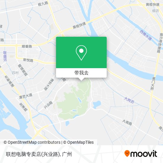 联想电脑专卖店(兴业路)地图