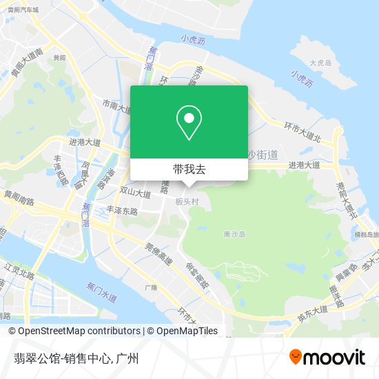 翡翠公馆-销售中心地图