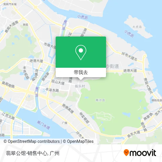 翡翠公馆-销售中心地图