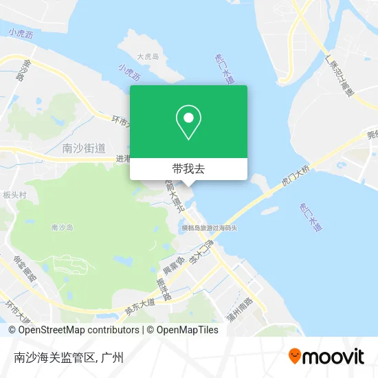 南沙海关监管区地图