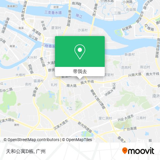天和公寓D栋地图