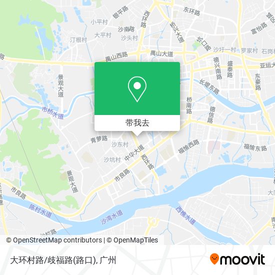 大环村路/歧福路(路口)地图
