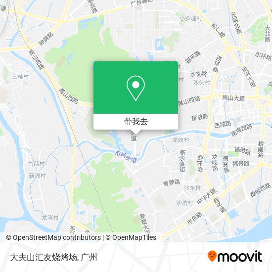 大夫山汇友烧烤场地图