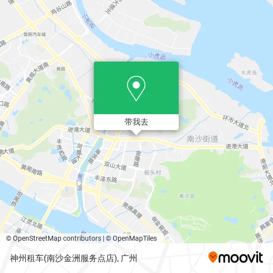神州租车(南沙金洲服务点店)地图