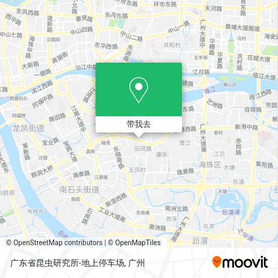 广东省昆虫研究所-地上停车场地图