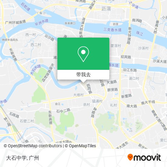 大石中学地图