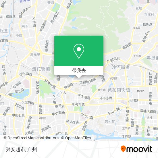 兴安超市地图