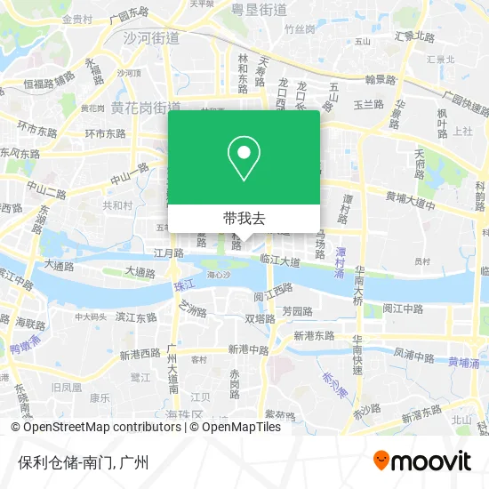 保利仓储-南门地图