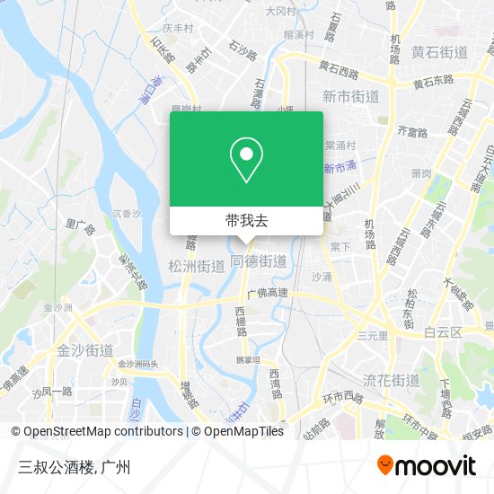三叔公酒楼地图