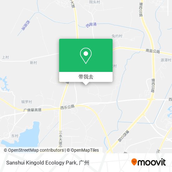 Sanshui Kingold Ecology Park地图