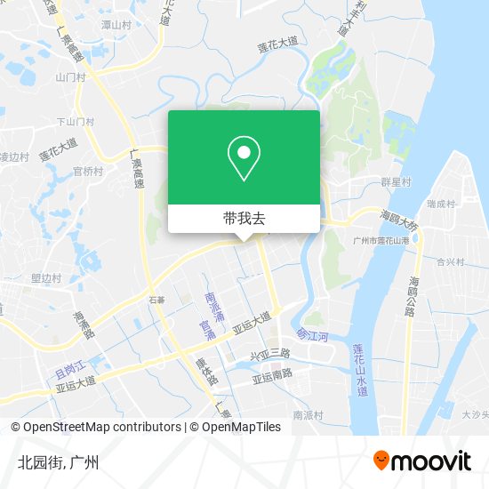 北园街地图