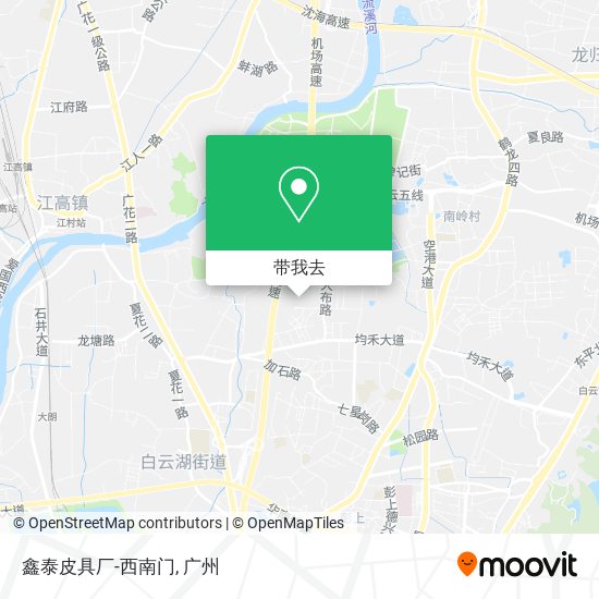 鑫泰皮具厂-西南门地图