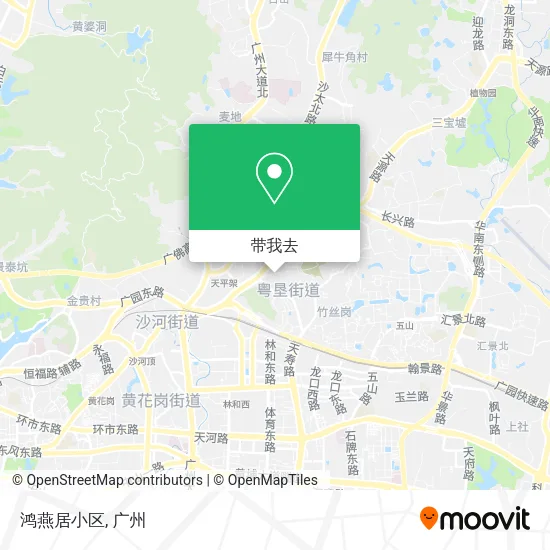 鸿燕居小区地图