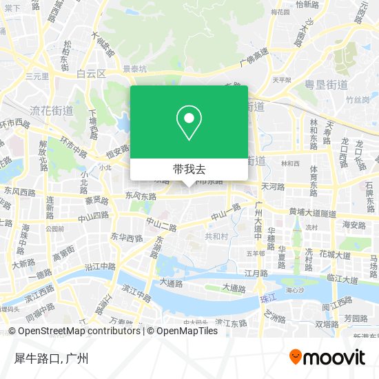 犀牛路口地图