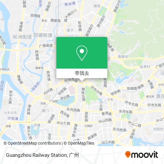 Guangzhou Railway Station地图