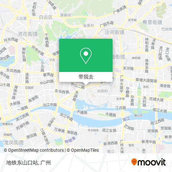 地铁东山口站地图