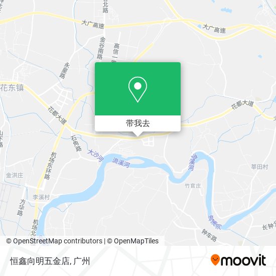 恒鑫向明五金店地图