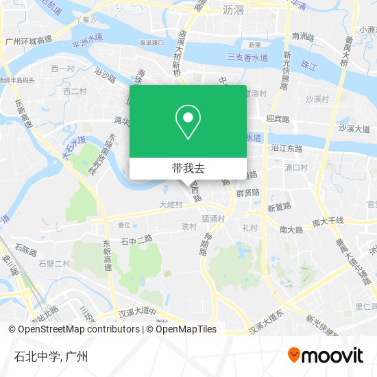 石北中学地图