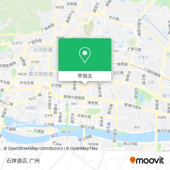 石牌酒店地图