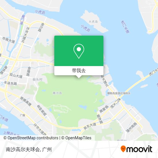 南沙高尔夫球会地图