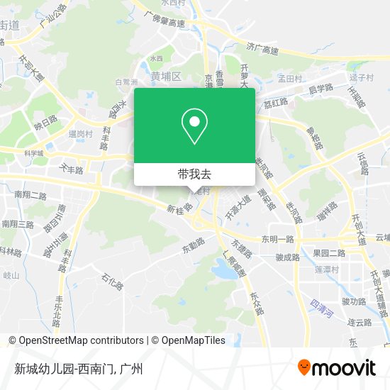 新城幼儿园-西南门地图