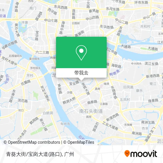 青葵大街/宝岗大道(路口)地图