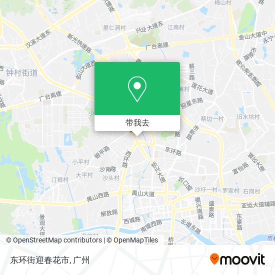 东环街迎春花市地图