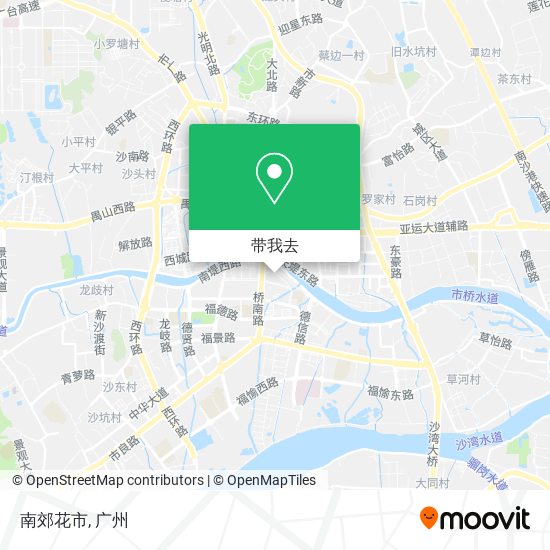 南郊花市地图