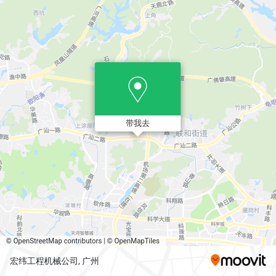 宏纬工程机械公司地图