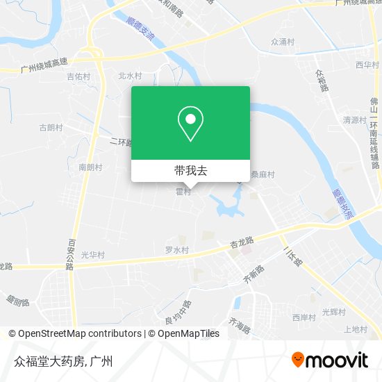 众福堂大药房地图