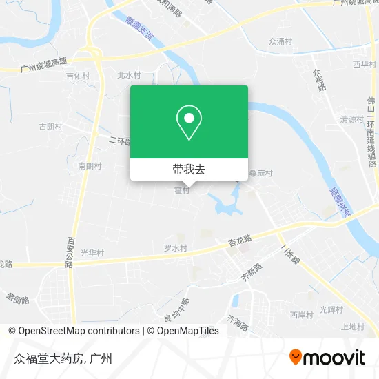 众福堂大药房地图
