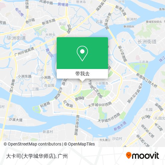 大卡司(大学城华师店)地图