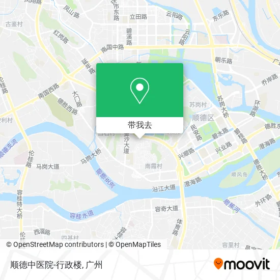 顺德中医院-行政楼地图