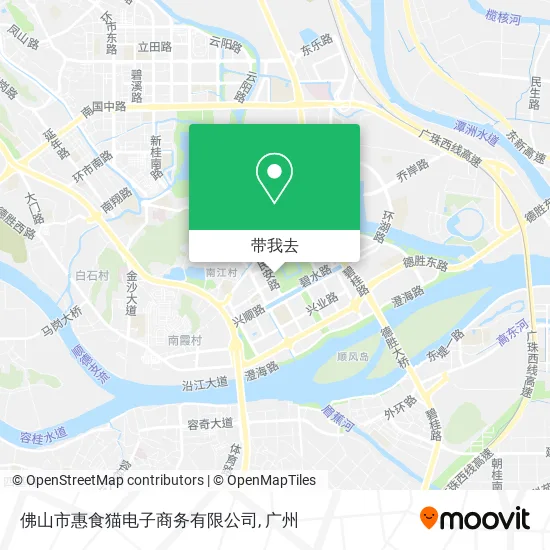 佛山市惠食猫电子商务有限公司地图