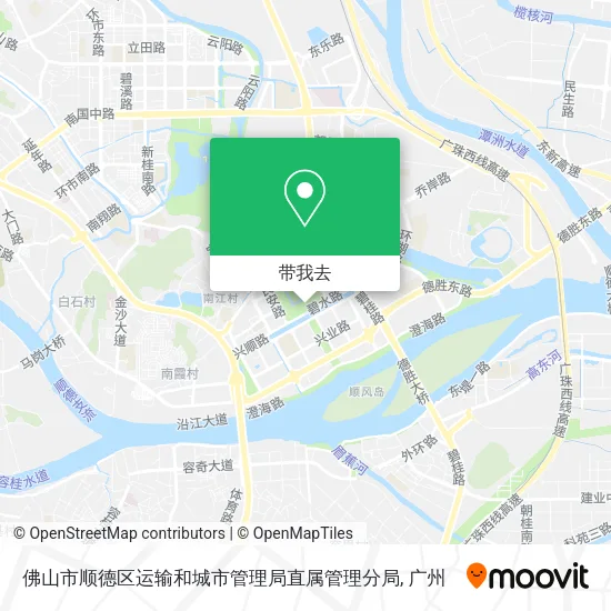 佛山市顺德区运输和城市管理局直属管理分局地图