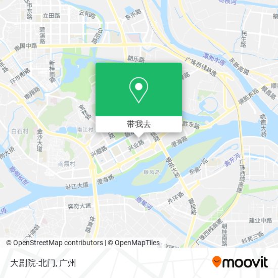 大剧院-北门地图