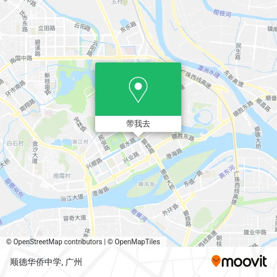 顺德华侨中学地图