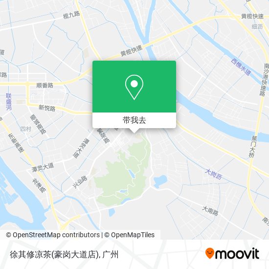 徐其修凉茶(豪岗大道店)地图