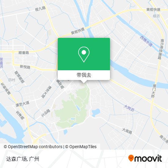 达森广场地图