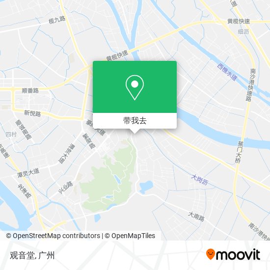 观音堂地图