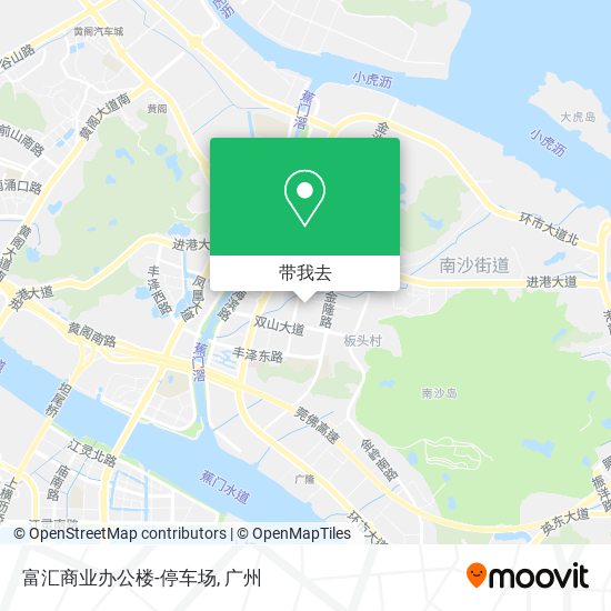 富汇商业办公楼-停车场地图