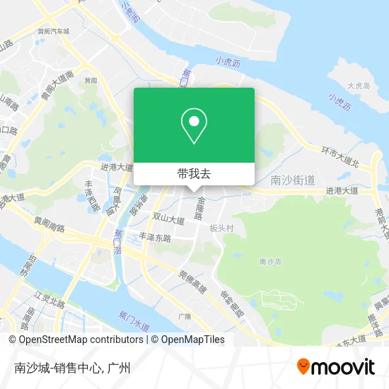 南沙城-销售中心地图