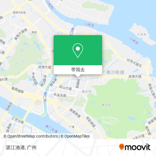 湛江渔港地图
