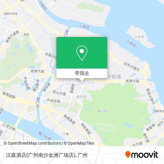 汉庭酒店(广州南沙金洲广场店)地图